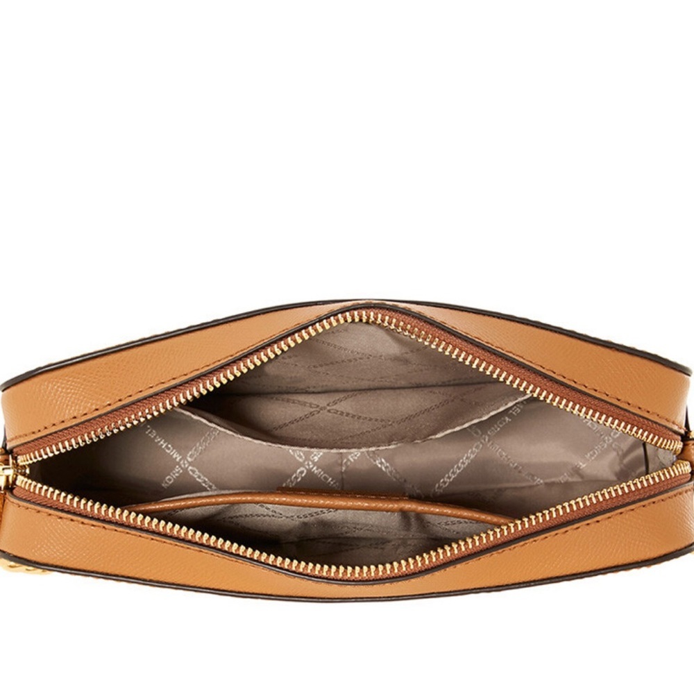 MICHAEL KORS Crossbody Bag JS Large Saffiano Leather Acorn NEW - Minor Damage - Picture 4 of 12